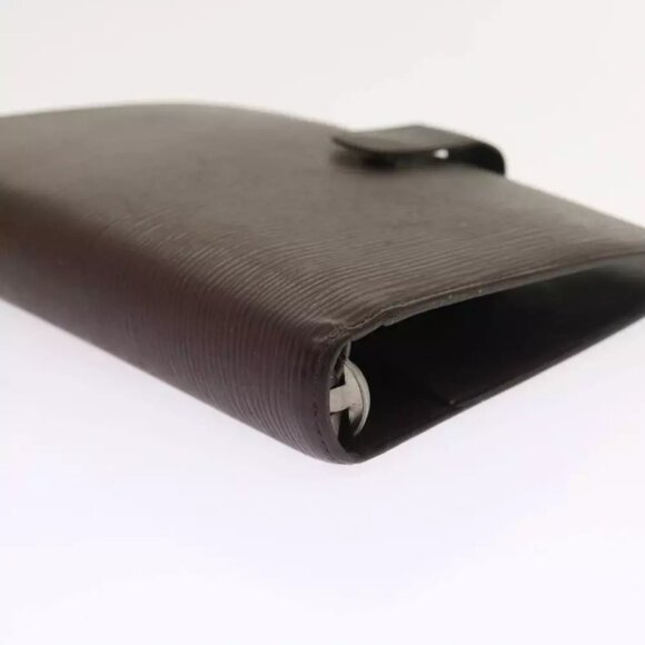 LOUIS VUITTON Epi Agenda MM Day Planner Cover Mocha R2004D LV Auth 54126 - Picture 7 of 15
